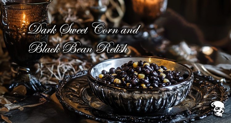 Dark Sweet Corn and Black Bean Relish