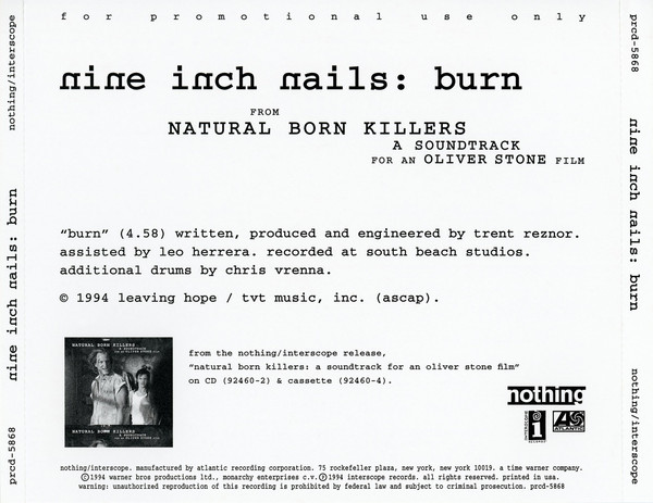 Nine Inch Nails – Burn
