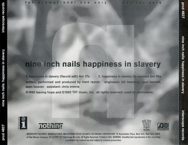 Nine Inch Nails – Happiness In Slavery