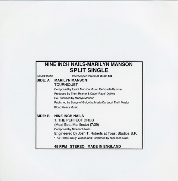 Marilyn Manson / Nine Inch Nails – Tourniquet / The Perfect Drug