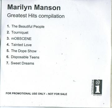 Marilyn Manson – Greatest Hits Compilation