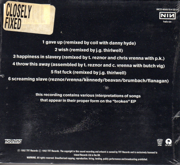 Nine Inch Nails – Closely Fixed