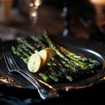 Charcoal Grilled Asparagus with Lemon Zest
