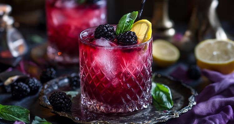 Blackberry Basil Smash