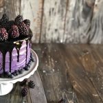 Blackberry Lavender Gothic Cake