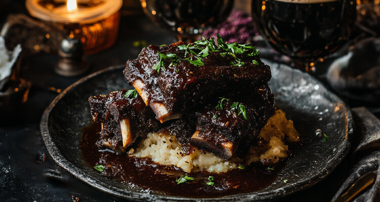 Dark Ale Braised Short Ribs