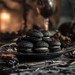Midnight Black Coconut Macaroons