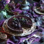 Dark Chocolate and Blackberry Tart