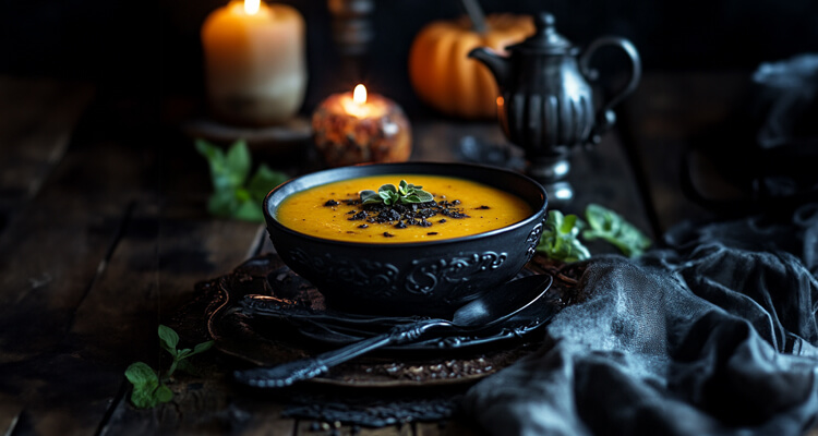Spiced Pumpkin Soup with Black Pepper