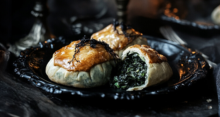 Sinister Spinach Puffs