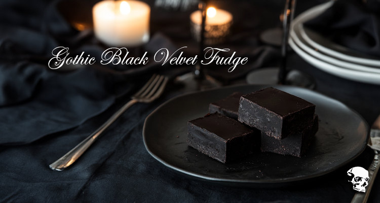 Gothic Black Velvet Fudge