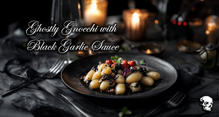 Gnocchi with Black Garlic Sauce