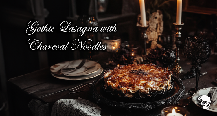 Gothic Lasagna with Charcoal Noodles