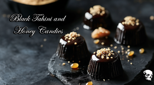 Black Tahini and Honey Candies